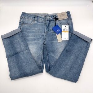Calvin Klein Girls Ultimate Skinny Jeans Size 7 Light W Light Wash New With Tags